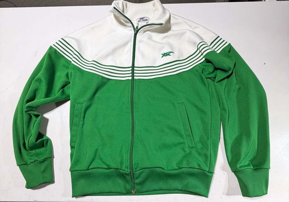 Vintage ASICS TIGER Red White Tracksuit Men's